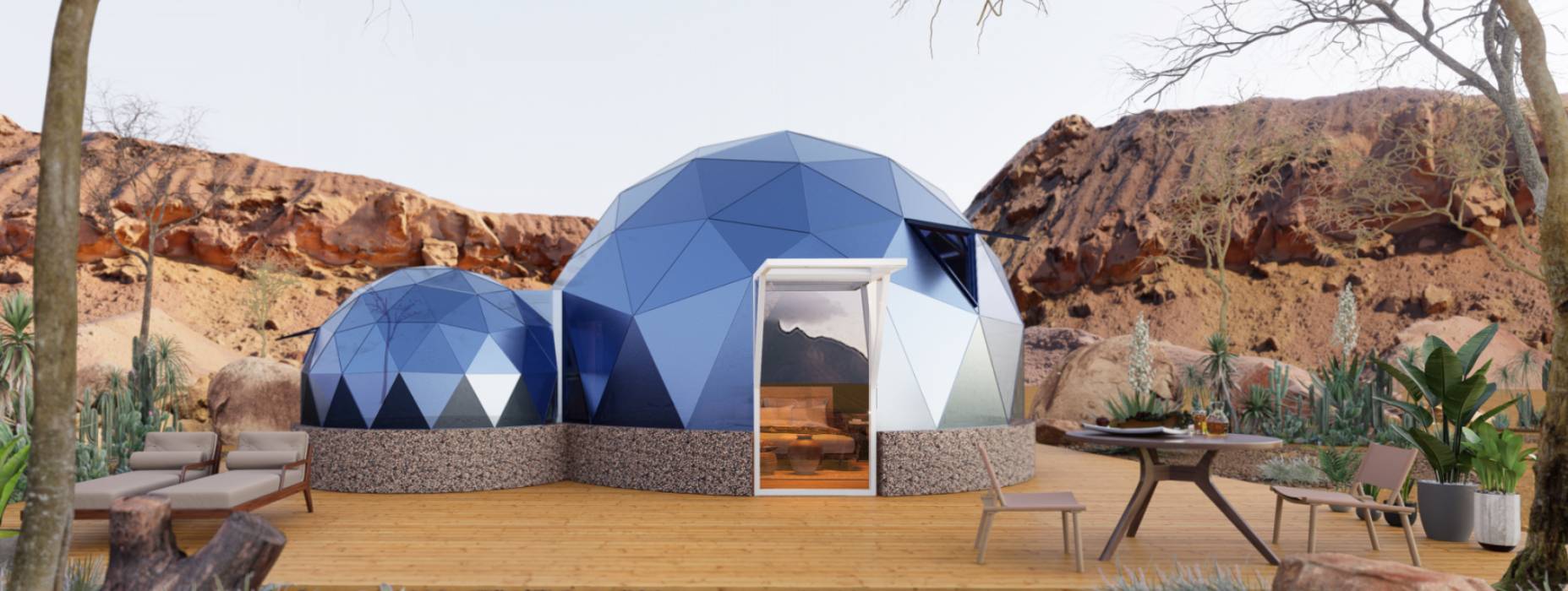 兴城市球形智能光伏玻璃星空房